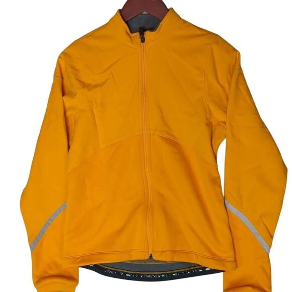 Nike Bike Running Jacket Reflective Safety Yellow Womens Medium M 8 10 - Picture 1 of 12